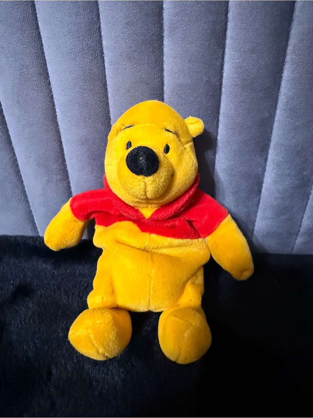 Disney Winnie the Pooh Plush Bear Red Shirt Stuffed Animal Soft Toy
